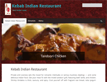 Tablet Screenshot of kebabindia.com